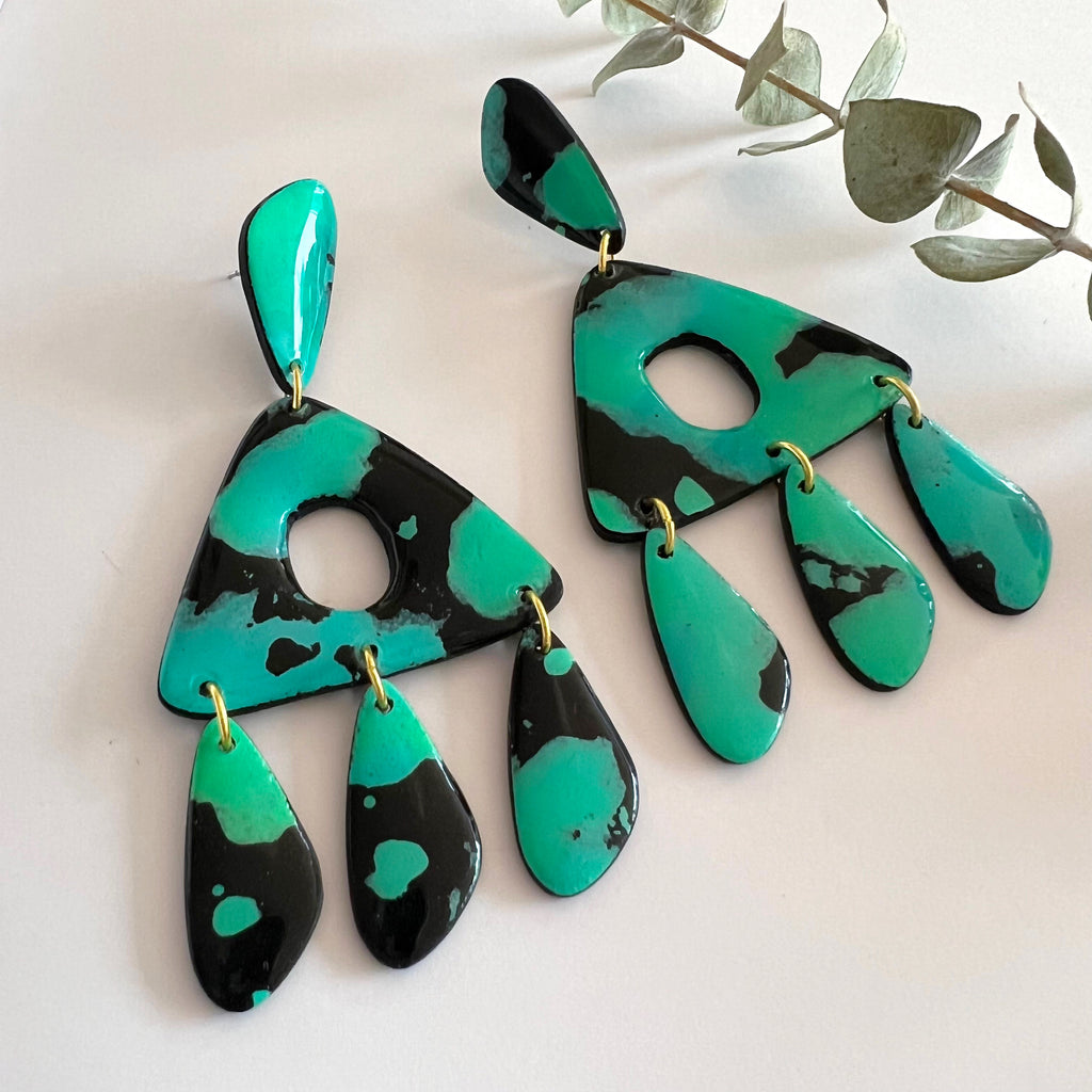 Experimentals: Dark Turquoise Triangle Drops