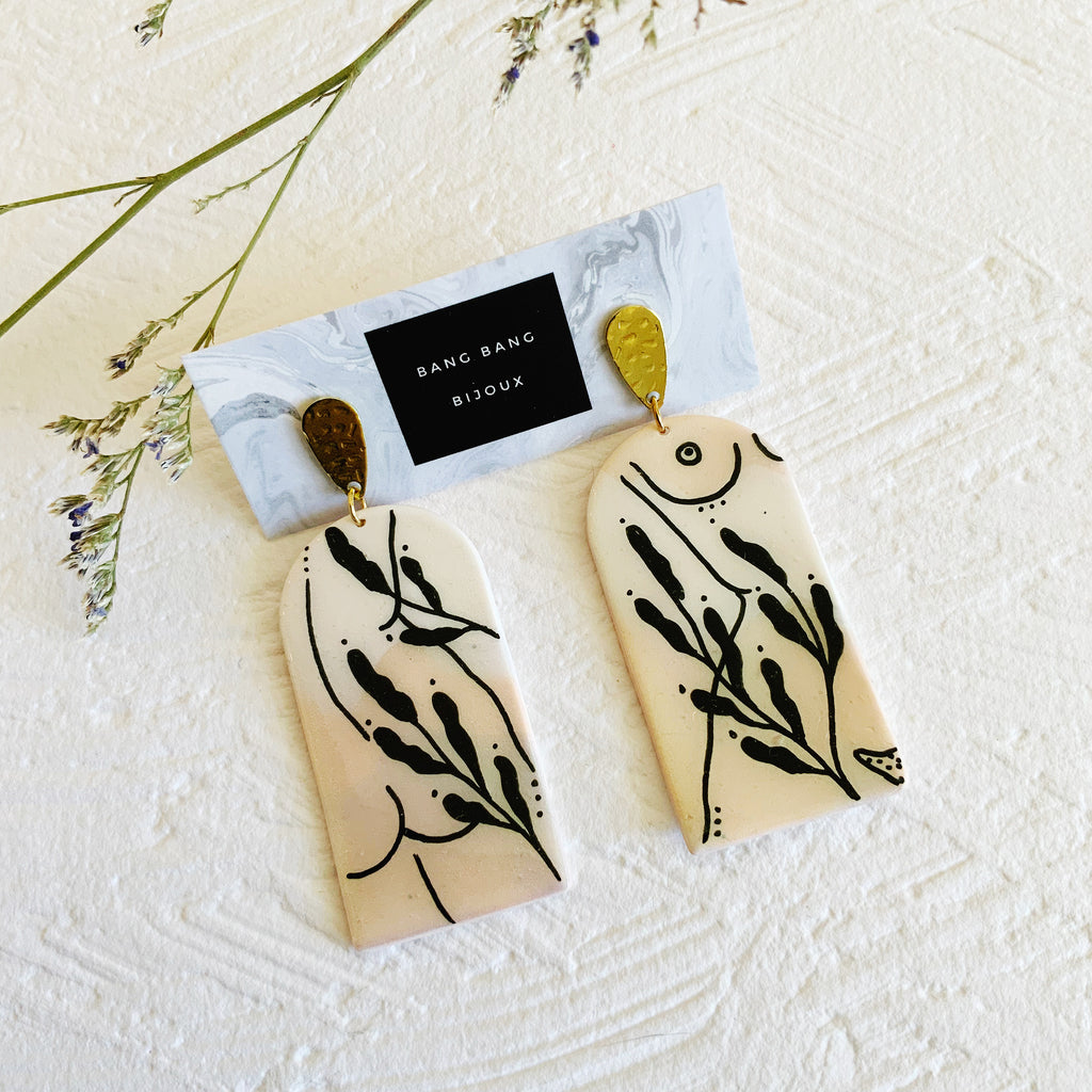 Fine Line Earrings