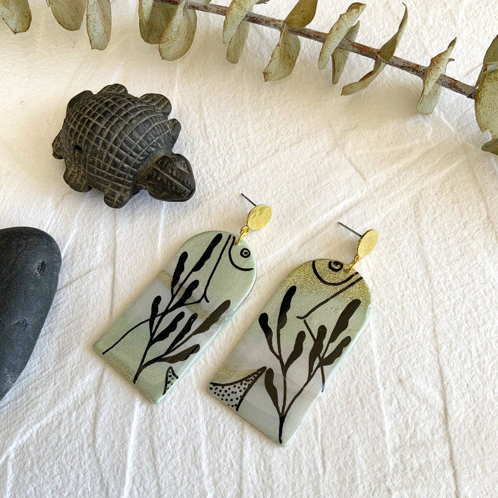 Fine Line Earrings (studs)