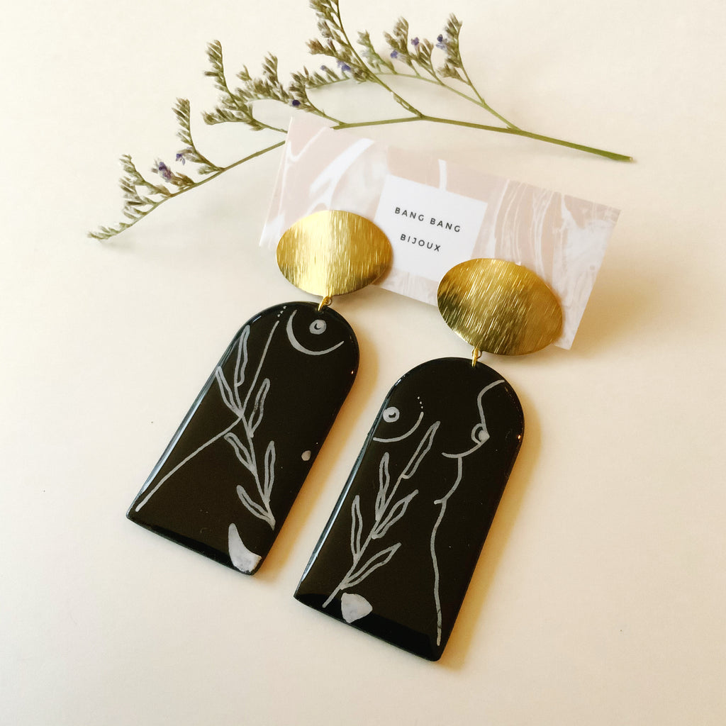 Fine Line Earrings