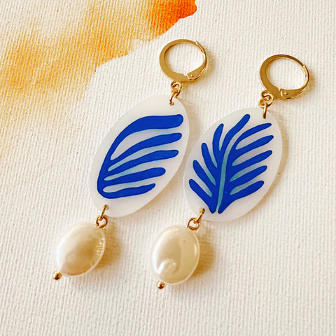 Matisse Inspired Earrings