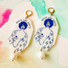 Riots Not Diets Earrings