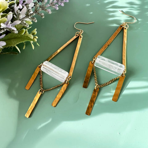 More is More: White Marble Lucite