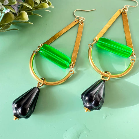 More is More: Green + Black Lucite