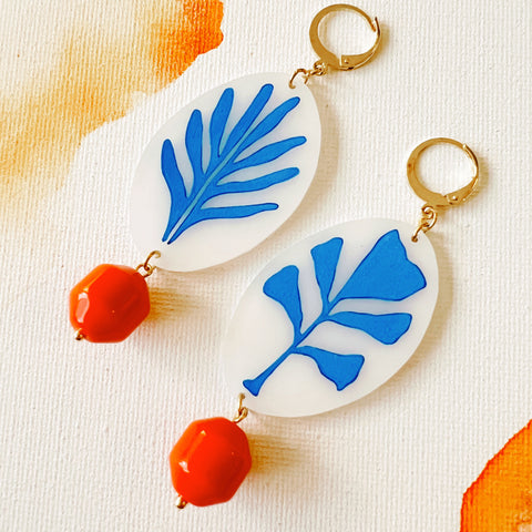 Matisse Inspired Earrings
