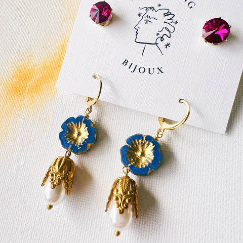 Vintage Drop + Swarovski Stud Pack