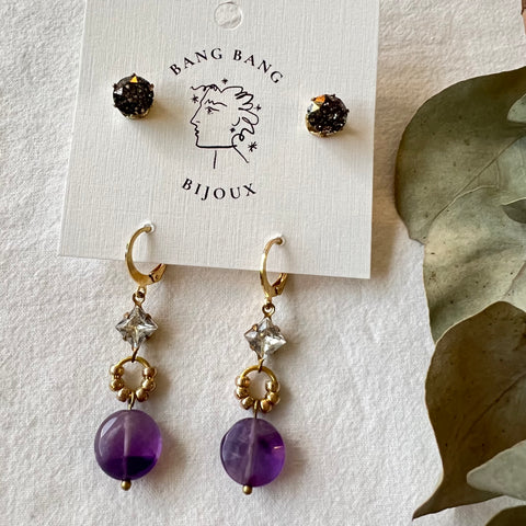 Vintage Drop + Swarovski Stud Pack