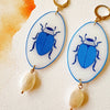 Beetle Earrings