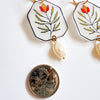 Flora Drops + Vintage Lucite Pearl