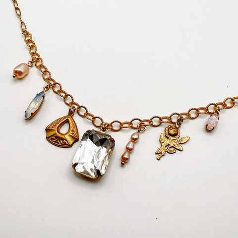 Vintage Charm Party Necklace