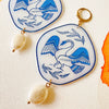 Greek Swan Earrings