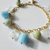 Vintage Charm Bracelet: Pastels
