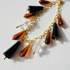 Vintage Charm Bracelet: Tort + Black + Clear