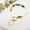 Vintage Charm Bracelet: Citrine