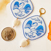 Greek Swan Earrings
