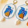 Golden Pear Earrings