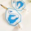Swan Earrings