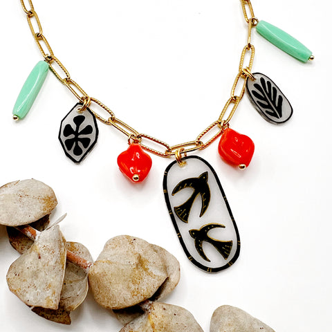 Mega-Babe Charm Necklace: Ready to Ship!