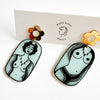Painted Lady Drops With Floral Posts