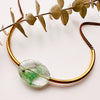 Shaka Necklace: Green Quartz