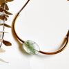 Chloe Collar: Green Quartz (19 inches plus adjuster chain)