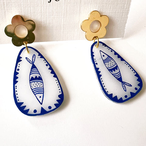 Blue Feesh:  Ready to Ship + One-of-a-Kind