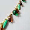 Vintage Charm Bracelet: Tort + Green