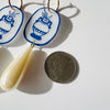 Greek vessel Hoop Charms