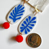 Abstract Drops With Vintage Lucite