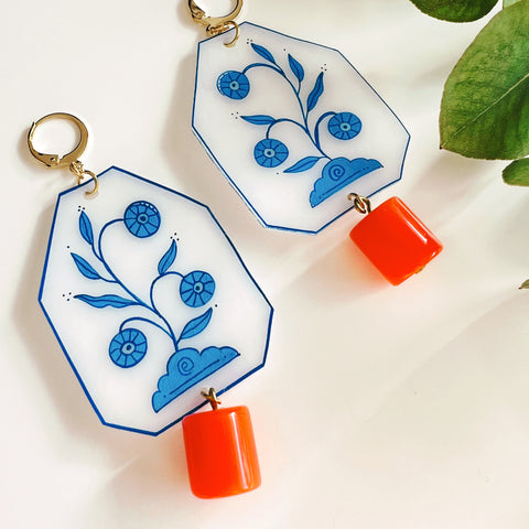 Flora Drops: Delft Inspired