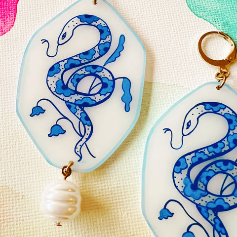 Sweet Snake Earrings