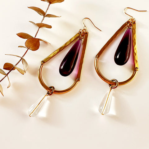 More is More: Clear + Purple Lucite