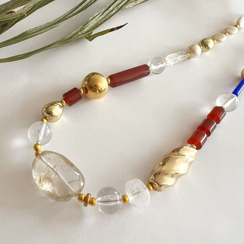 Rio Vintage Stack Necklace (21 Inches)