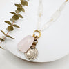 Vintage Charm Necklace: Quartz