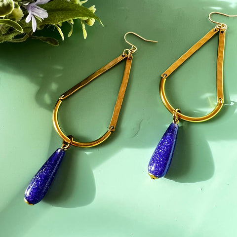 More is More: Sparkle Blue Lucite