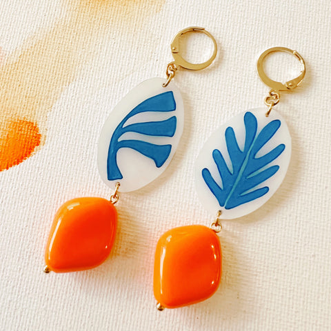 Matisse Inspired Earrings