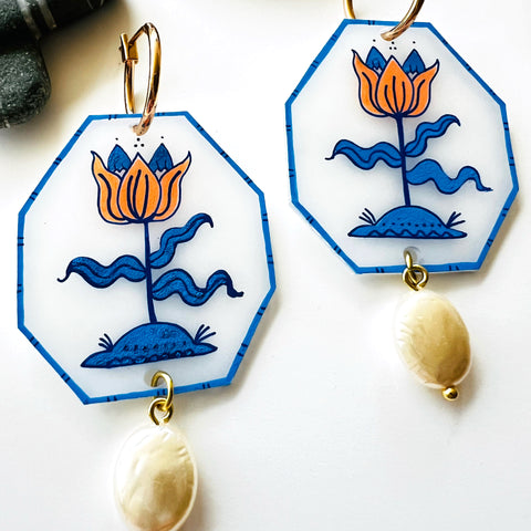 Delft Blue Tulips