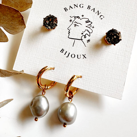 Vintage Drop + Swarovski Stud Pack