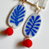 Abstract Drops With Vintage Lucite