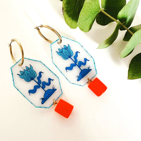 Flora Drops: Delft Inspired