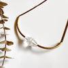 Chloe Collar: Crystal Quartz (19 inches plus adjuster chain)