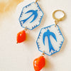 Folk Bird Earrings