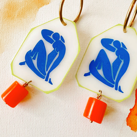 Matisse Inspired Earrings