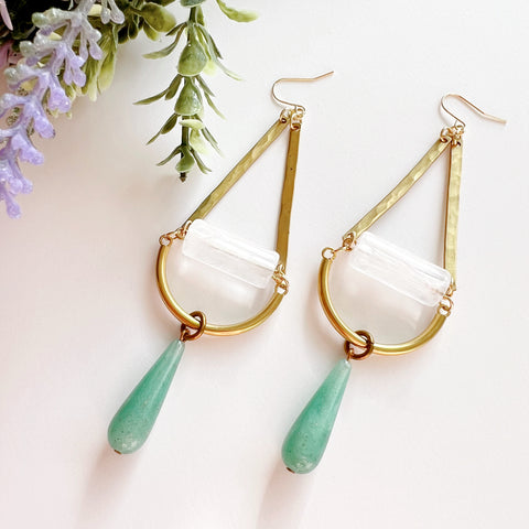 More is More: Clear Marble + Pale Green