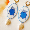 Beetle Earrings