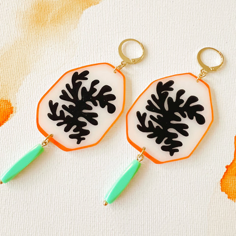 Matisse Inspired Earrings