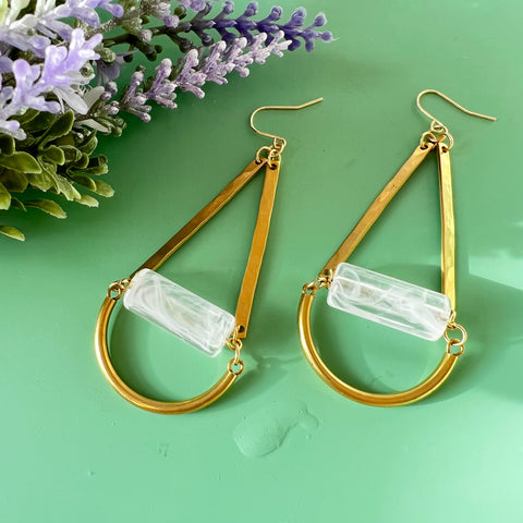 More is More: Clear Marbled Lucite