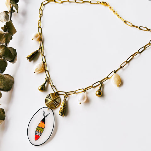 Mega-Babe Charm Necklace: Ready to Ship!