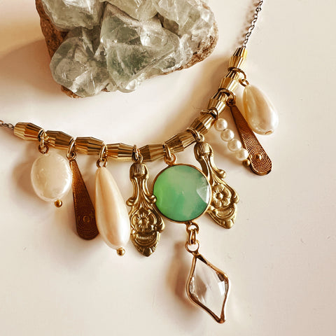 Vintage Cluster Necklace