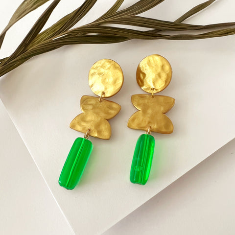 Midas + Vintage Lucite Drop Earrings